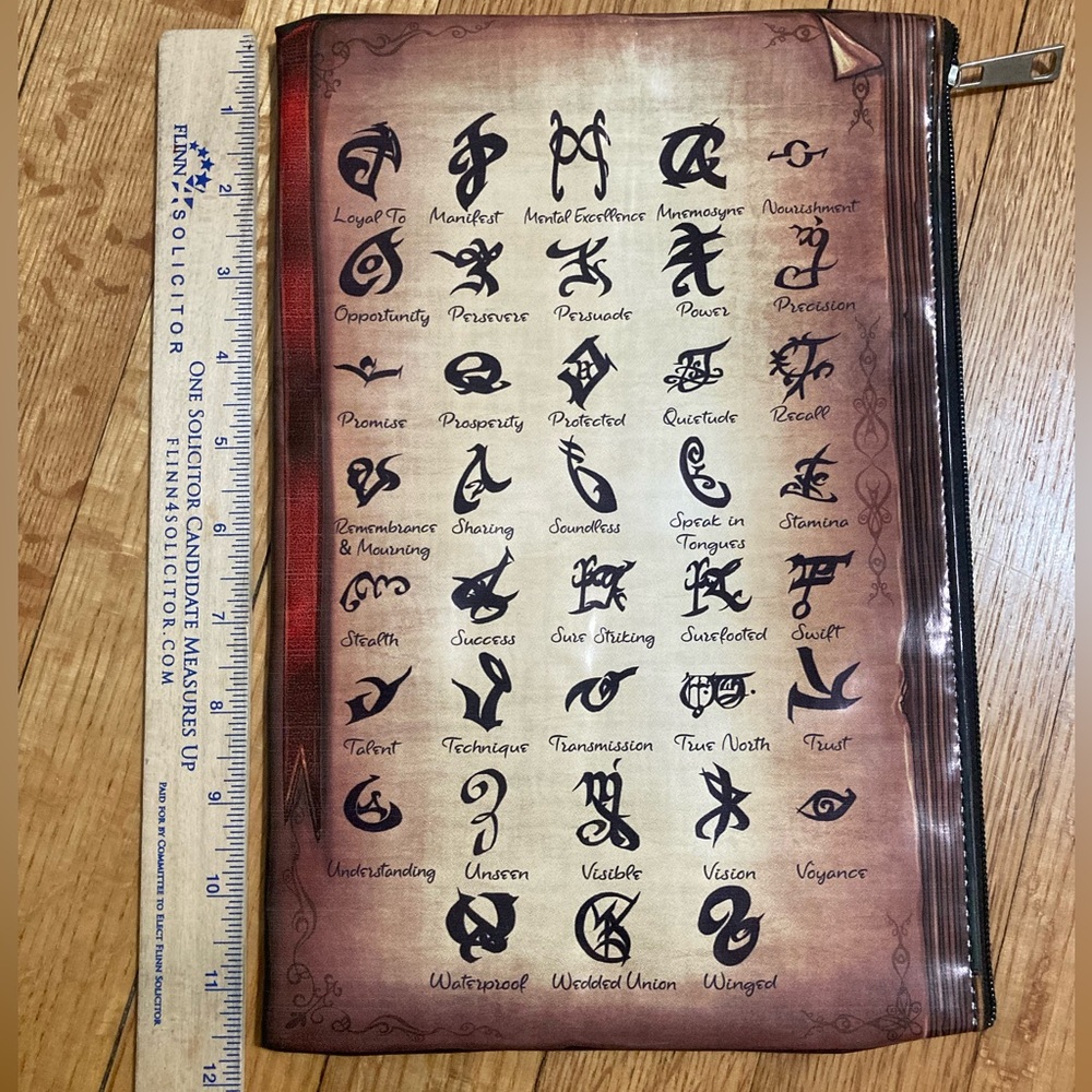The Bookish Box Rune Book Pouch